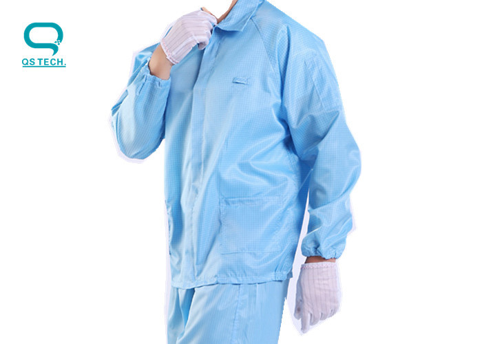 High Efficiency Anti Static Work Cloth For Electronics Industry