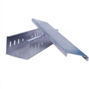 China Powder Coated Flameproof Cable Tray Heavy Duty Impact Resistance Custom Height Support wholesale