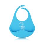 Foldable Waterproof Silicone Bib Easily Wipes Clean Four Seasons Available
