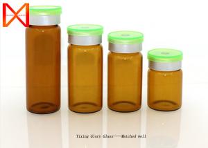 China Mini Pharmaceutical Glass Bottles Vials 5ml 10ml 15ml Clear Amber Color wholesale