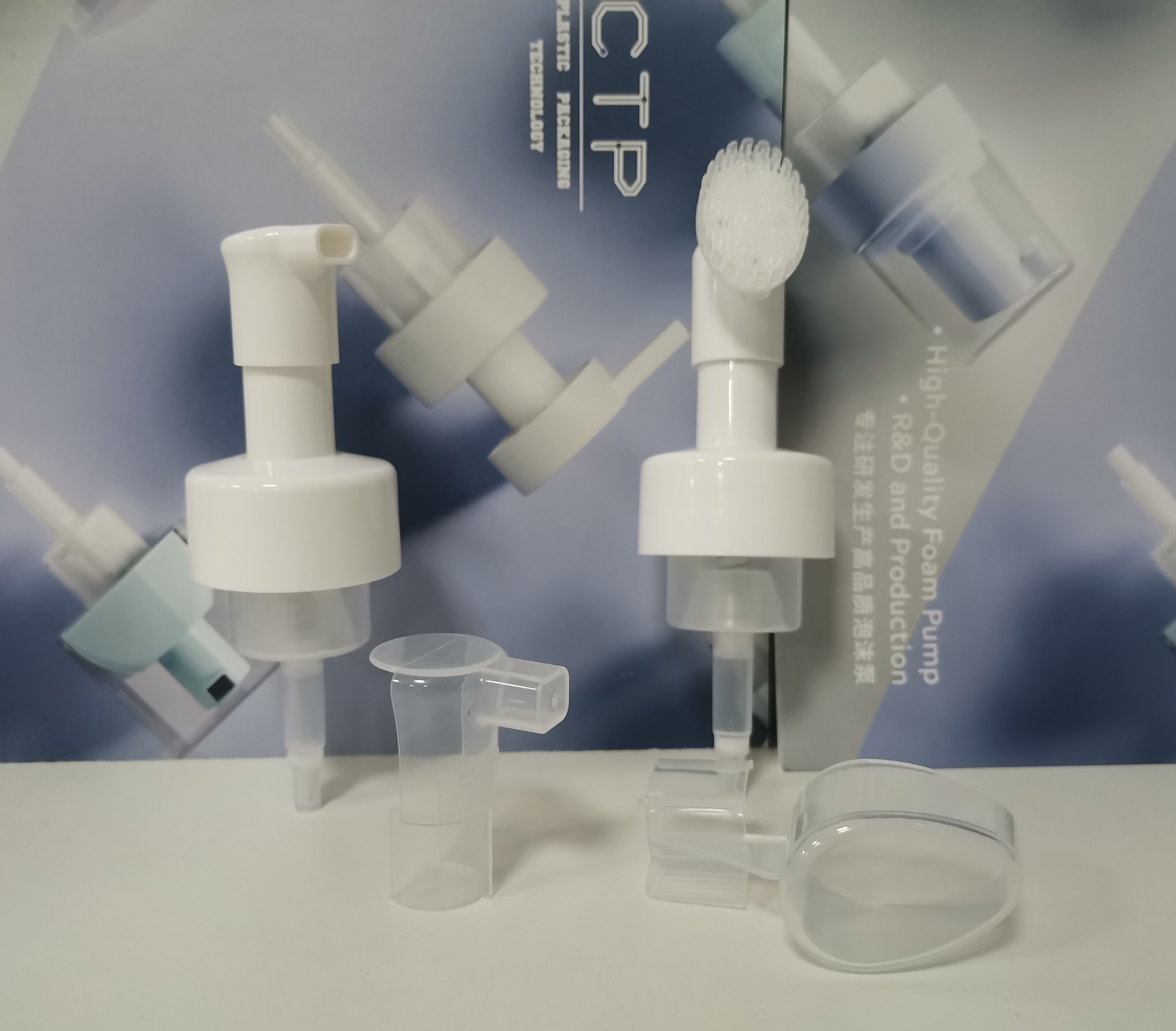 0.8 CC Customer Color Foam Pump For Handcare Facecare And Skin Care