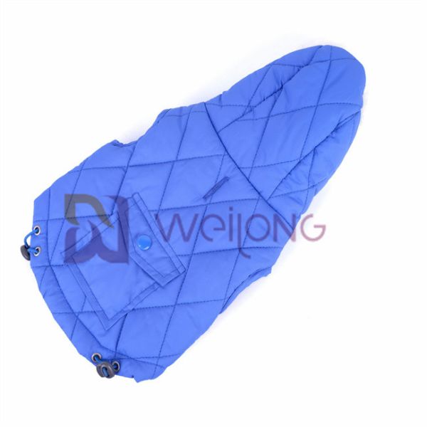 Adjustable Fit Poly Taffeta Lining Cute Dog Clothes Blue Pongee Quilting Rabbit Xxs Puppy Clothes