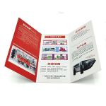 custom offset printing brochure art paper brochure printing folded leaflef