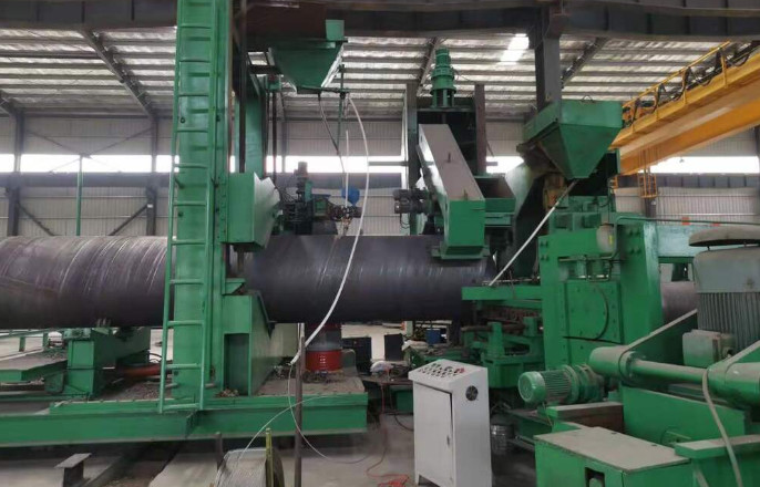 219-1620 Mm Spiral Welded Pipe Mill Machine Easy To Operate Energy Saving