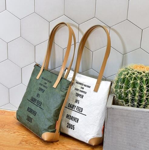 Dupont Tyvek PU coated shopping bag PU coated Tyvek bag PU coated tyvek eco bag,Tote Bag Cotton With Logo Printing Tyvek