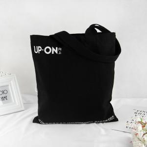 China Screen Printing Canvas Shopping Bags Large Personalised With Logo wholesale