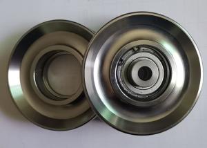 China Oxidation Treatment Polished 90mm Metal Gym Pulley Wheels wholesale