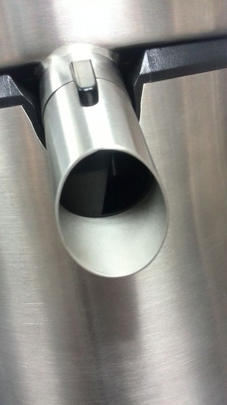 1000W DC Motor Stainless Steel Power Extractor with LCD Display and Pulse Button