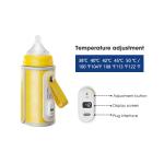 PPSU Portable Milk Temperature Control Bottle Warmer USB Charging Digital