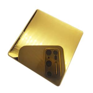 China 3.0mm Gold Color Stainless Steel Sheet Inox Mirror Finished Gold Stainless Steel Plate 304 wholesale