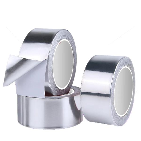 HVAC R Thermal Insulation Tape Sealing Joints Waterproof Seal Sliver Aluminum