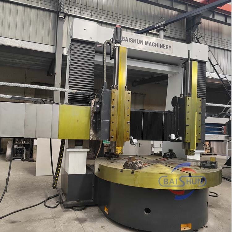 Pump Valve Flange Cutting Lathe Large CNC Vertical Lathe Machine Manufacturer
