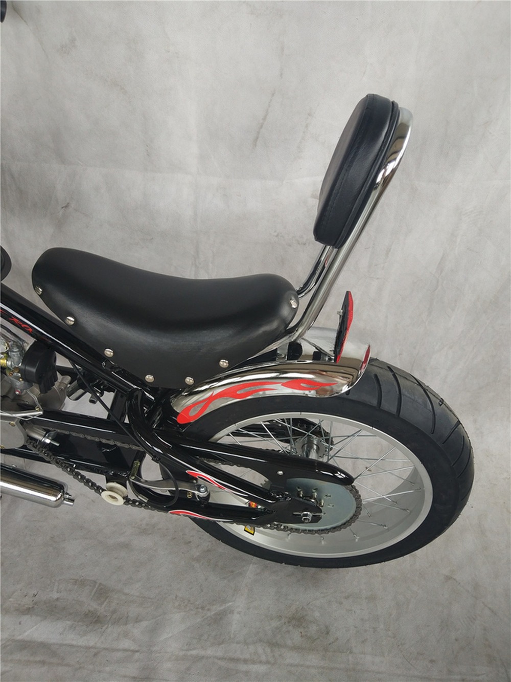 80cc Two Stroke Gas Kit Motorcycle Chopper Bicycle Max. Speed 40km/h for Adult Riders