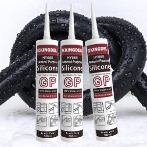 China 280Ml Acetic Silicone Sealant Weather Resistance Glass Cement wholesale