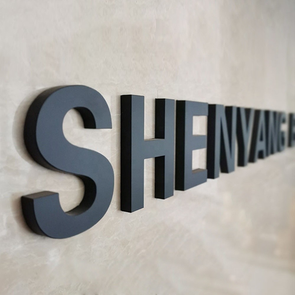 Customized Matt Acrylic Letter Signage For Indoor Signboard Background Wall