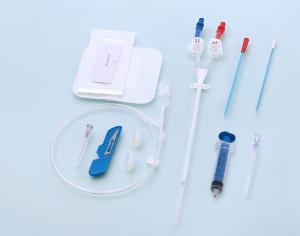 China Disposable hemodialysis catheter, hemodialysis kit, single double triple lumen wholesale