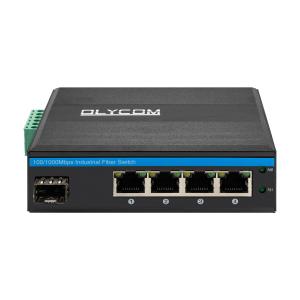 China Harsh Outdoor 5 Port Industrial Poe Switch Gigabit Optical Din Rail Fiber Converter wholesale