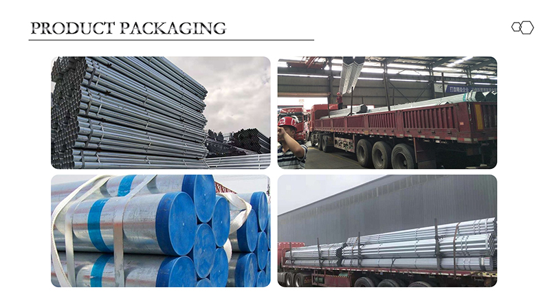 Q345 Q235 Material Galvanized Steel Pipe Round/Square/Rectangle Type For Industry