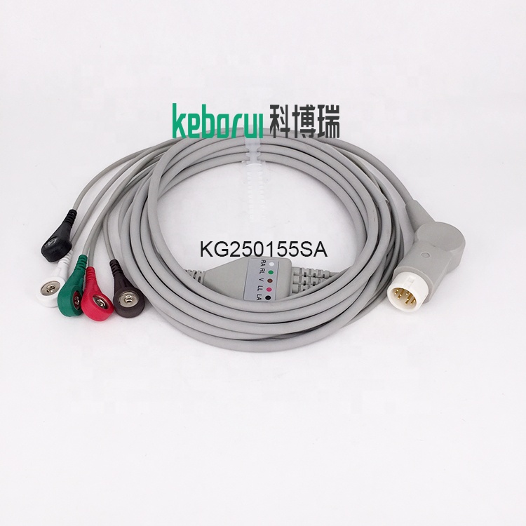 Compatible Monitor EKG ECG Patient Cables