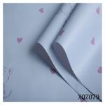 0.14mm-0.26mm Thickness Floral Printed PVC Self Adhesive Sticker for Wall