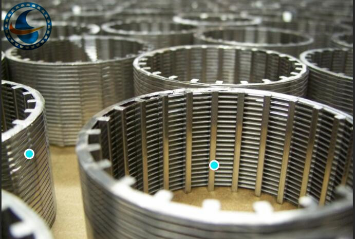 300um Slot Wedge Wire Screen Pipe Stainless Steel 304 Drum Shaped