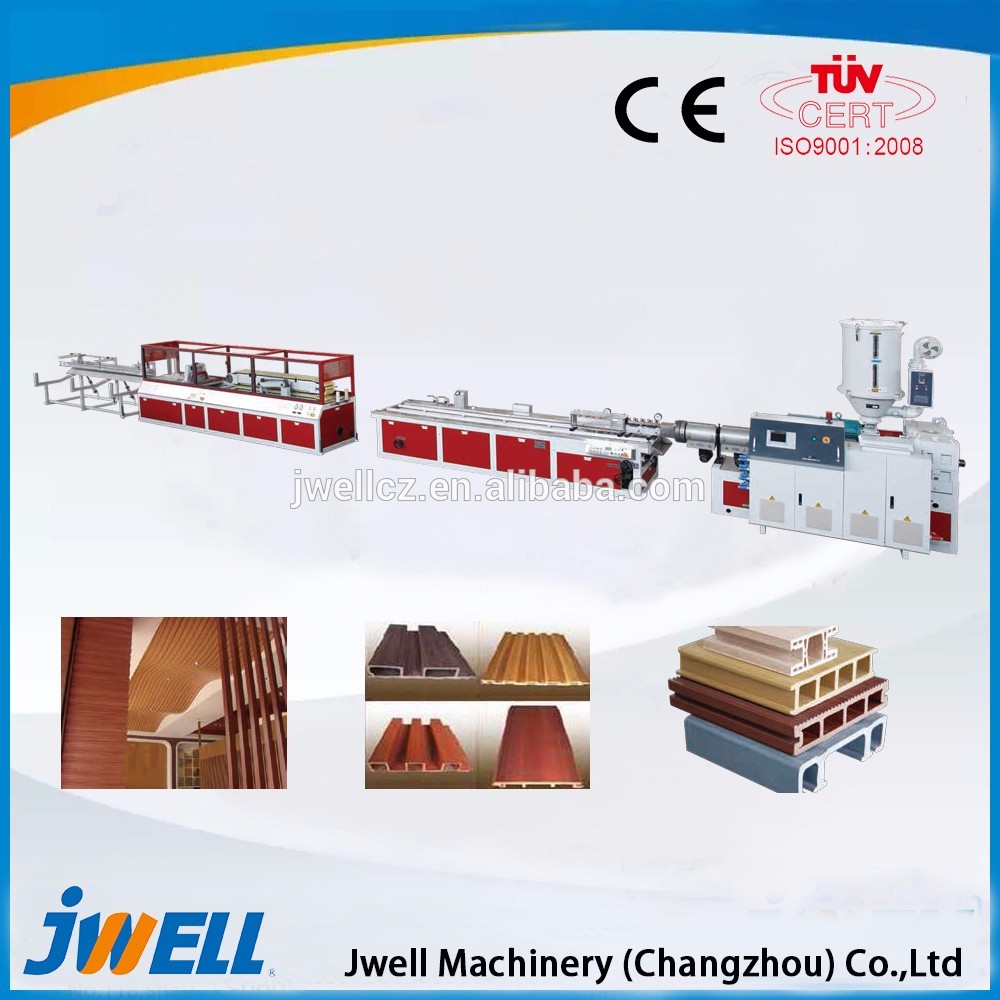 Jwell ideal substitute for wood, aluminum, composite board PVC semi- skinning WPC Foam Board