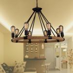 Loft Rattan pendant light For Kitchen Bedroom Dining room Lighting Fixtures (WH