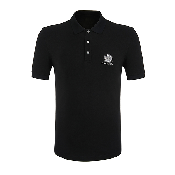 Men's Casual Style Anti-pilling Polo Shirt with Customized Colors and Embroidered Logo