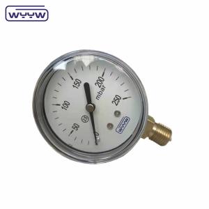 China Bottom Connection Capsule Pressure Gauge Mbar KPa MmAq MmH2O wholesale