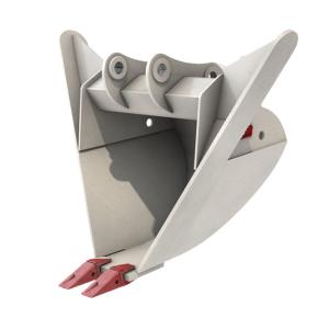 China Construction Excavator V Ditch Bucket 0.1cbm For KOBELCO HITACHI wholesale
