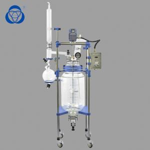China Intelligent Jacketed Glass Reactor Vessel Continuous Flow Abrasion Resistant wholesale