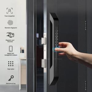 China Tuya Partition Smart Sliding Door Lock Fingerprint Card Password Smartphone Access wholesale