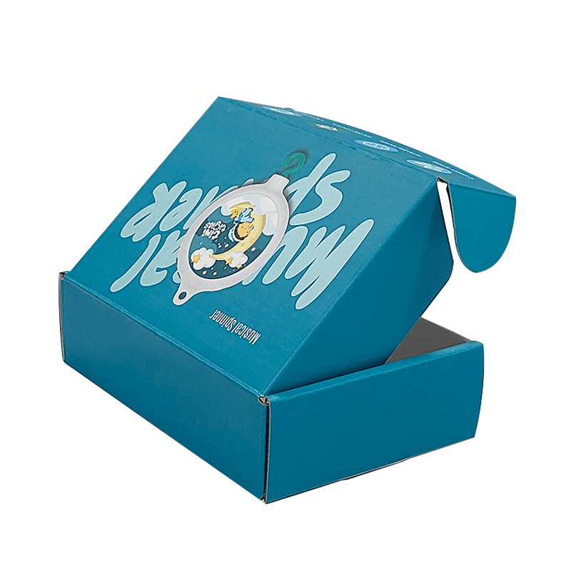 Recycle Printed Corrugated Cardboard Mailer Shipping Box with Inserts Manufacture
