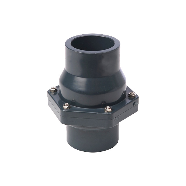 110mm PP Ball Foot Valves for Pumping White Grey Plastic Manufacture