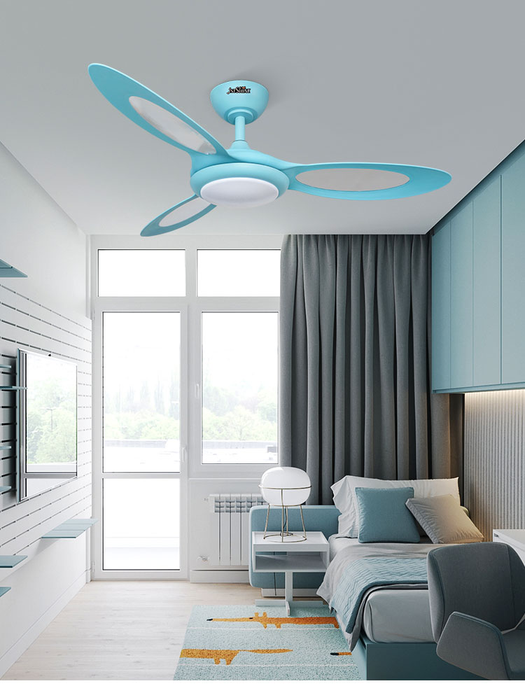 44 inch 230V ABS blades ceiling fan with light Bedroom/living rooom/dinning room/office