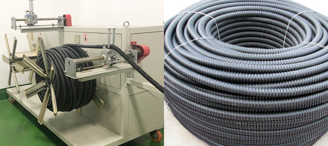 PE PP PVC Plastic Pipe Machine Single Wall Corrugated Pipe Machine Extrusion