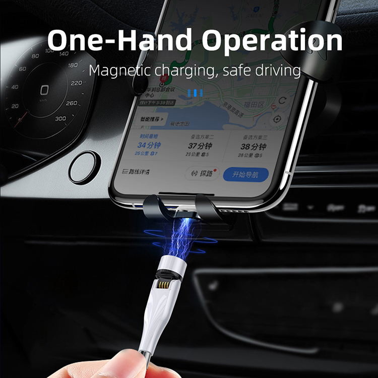Magnetic Mobile Phone Data Cable Nylon Fast Charging Heavy Duty