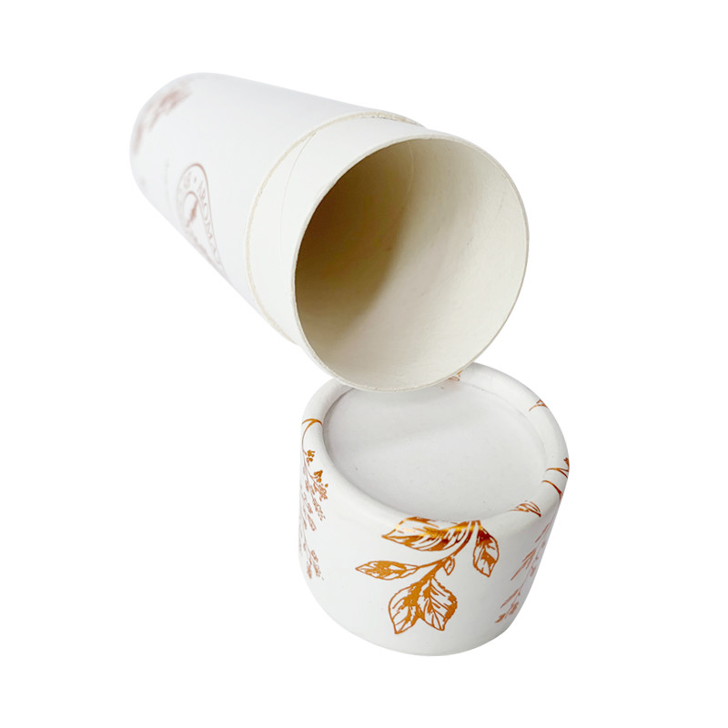 Custom Printed Cardboard Round Box Paper Lip Balm Tubes