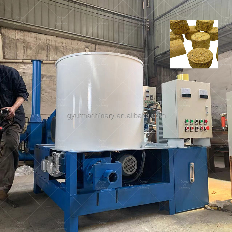 800 KG Piston Type Wood Sawdust Briquette Press Machine for Horse Manure Briquettes