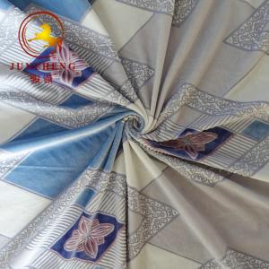 China wide width available for water printed velour fabric wholesale