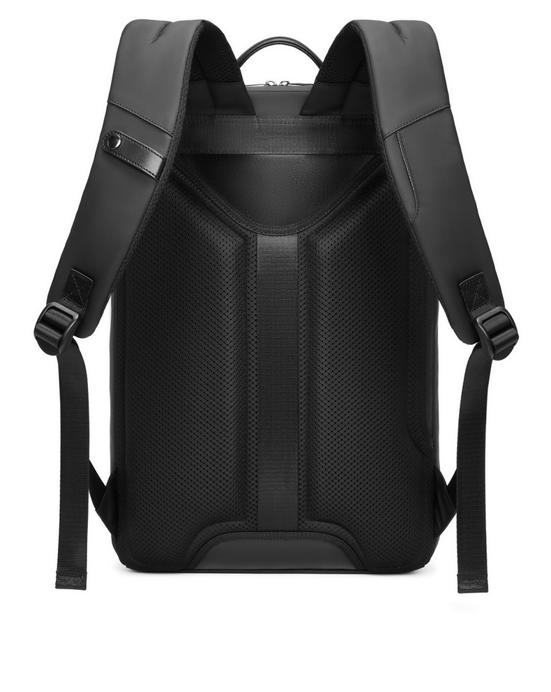 Zipper Closure Waterproof Business Backpack Dual Space Storage