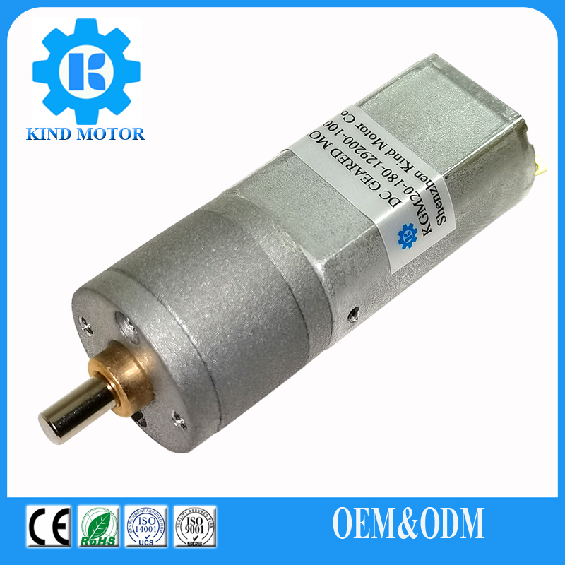 High quality micro GM12-N20 12mm dc 1.5v-24volt gear motor with 3mm D-shaft