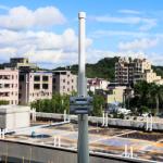 High Gain Communication Antenna 4G Wifi Outdoor FRP Fiberglass Antenna 2400