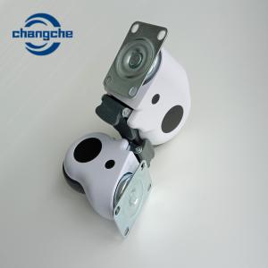 China 4 Inch Grey Hospital Bed Casters TPR Rubber Caster OEM wholesale