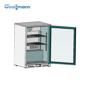 China Wire Tube Condenser Undercounter Drinks Fridge Small Beverage Chiller wholesale