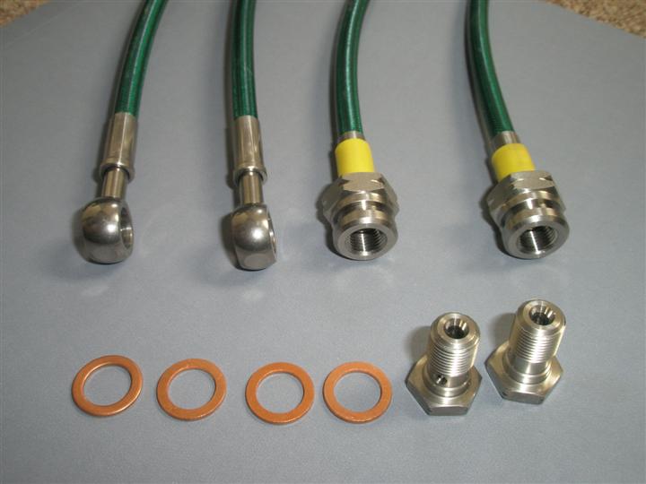 stainless steel braided flexible brake hose line
