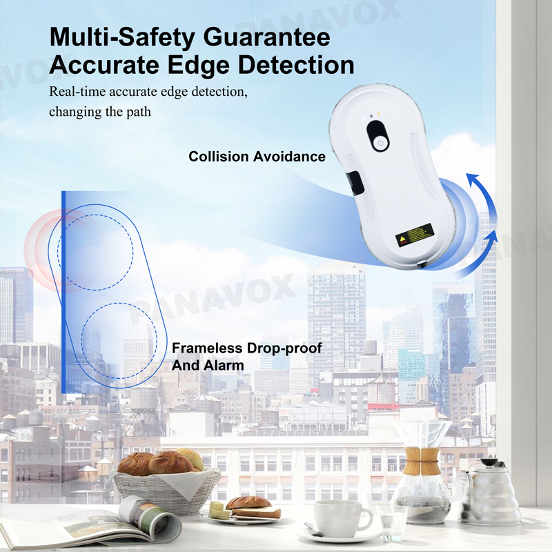 Remote Control Window Cleaner Robot 500mAh 2800Pa Pure Clean Robot Vacuum