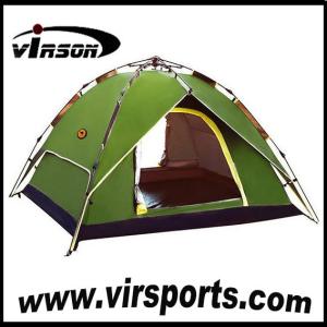 China 5-6 person ployester waterproof inflatable portable air camping tent wholesale