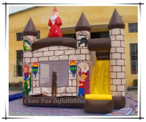 China Colorful Inflatable Bouncy Castle, Jumping Castles with Slide (CY-M2073) wholesale