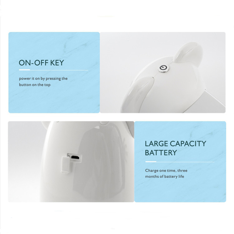 OEM Cute Automatic Soap Dispenser 95%RH Waterproof IPX3
